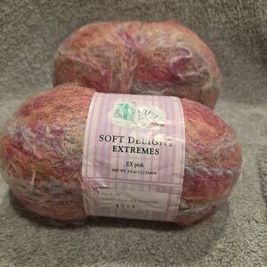 Hobby Lobby Multicolor Yarn in Pink and Orange